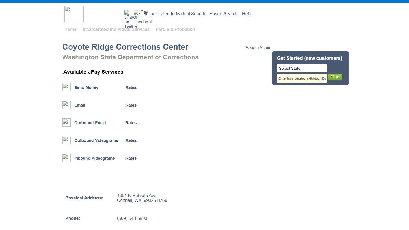 Coyote Ridge Corrections Center